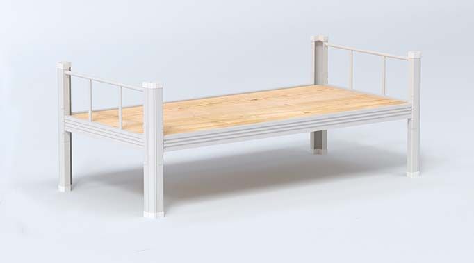 100白色單（dān）人床