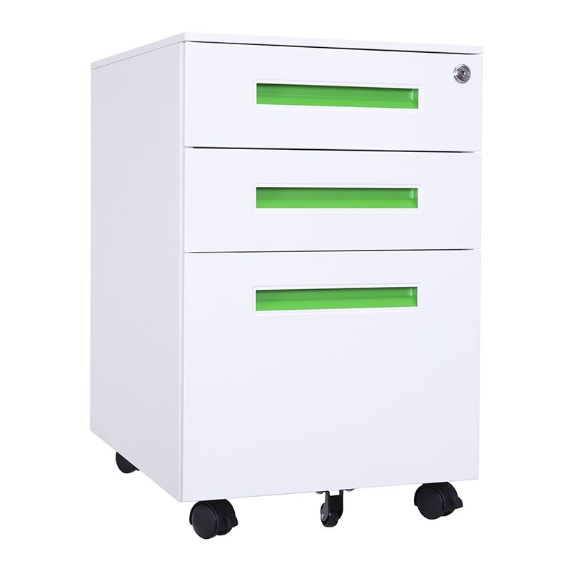 綠色扣手活動櫃